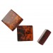 Square cabochon tortoiseshell 16 mm