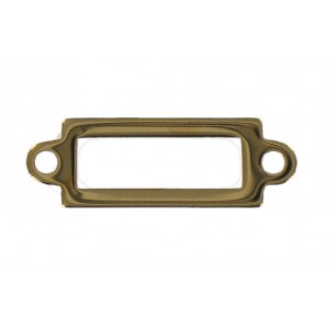 rectangular link,openwork, golden brown 24x8 mm