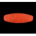 matt olive bead orange 35x12 mm