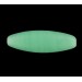 matt olive bead light green 35x12 mm