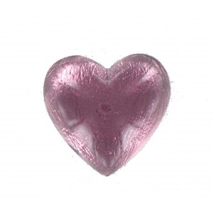 Heart cabochon amethyst 25 mm