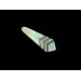 Pendant plat 3 chevrons trou borgne , jade 40x12 mm