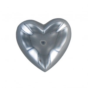 Heart cabochon hematite 25 mm