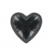 Cabochon coeur olivine 25 mm