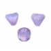 Perle taillée marbrée, 3 facettes, violet 13 mm