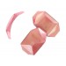 Pierre incurvée facettée lune rose 40x25 mm