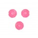 Perle taillée bouton de rose, rose 10 mm