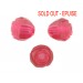 Rosebud cut bead, rose 16 mm