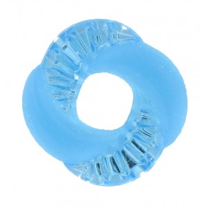 Twisted ring aquamarine 23 mm