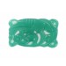 Perforated rectangle with toucan pattern, chrysolite 43x25 mm