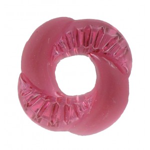 Twisted ring fuchsia 23 mm