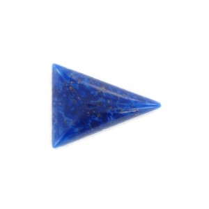 Triangle cabochon, lapis lazuli 24x18 mm