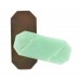 Octogone avec arabesques et son plateau brut, lune vert clair 41x18 mm