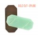 Octogone avec arabesques et son plateau brut, lune vert clair 41x18 mm