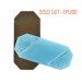 Octogone avec arabesques et son plateau brut, lune turquoise 41x18 mm
