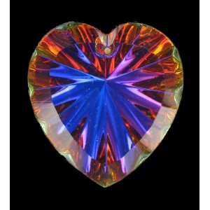 Heart pendant heliotrope 35x32 mm