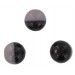 Two tone round bead, light purple and dark purple 18 mm