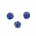 Melon shaped bead, lapis lazuli 12 mm